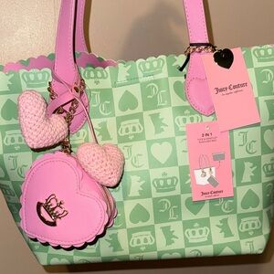 Juicy Couture Sweet Break Time Tote in Retro Green